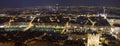 Evening panorama of Lyon Royalty Free Stock Photo