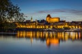 Evening panorama of Old Town in Torun, Poland Royalty Free Stock Photo