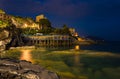 Evening in the picturesque village of Bogliasco on Ligurian seashore near Genoa, Liguria, Italy