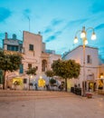 Evening in Polignano a Mare, Bari Province, Apulia, southern Italy. Royalty Free Stock Photo