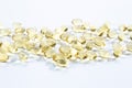 Evening primrose oil capsules isolated Royalty Free Stock Photo