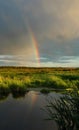 Evening rainbow.