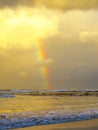 Evening rainbow above Indian ocean, Chintsa East