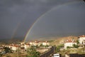 Evening rainbow over Mustafapasha