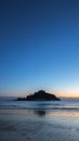 Evening Reflection, St. Michaels Mount, Marizion, Cornwall Royalty Free Stock Photo
