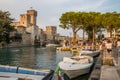 Evening on Lake Garda Royalty Free Stock Photo