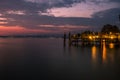 Evening on Lake Garda Royalty Free Stock Photo