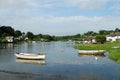 Evening river scene at Lerryn Cornwall Royalty Free Stock Photo