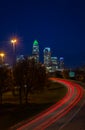 Evening Rush Hour Commute In Charlotte, North Carolina2 Royalty Free Stock Photo