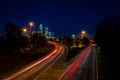 Evening Rush Hour Commute In Charlotte, North Carolina Royalty Free Stock Photo