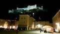 Evening Salzburg under the castleEvening Salzburg under the castle Royalty Free Stock Photo