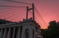 Evening scene from James Princep Memorial, Kolkata Royalty Free Stock Photo