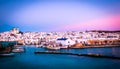 Evening scenery of greek island Paros Royalty Free Stock Photo