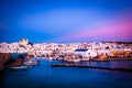 Evening scenery of greek island Paros Royalty Free Stock Photo