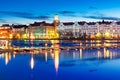 Evening scenery of Helsinki, Finland Royalty Free Stock Photo