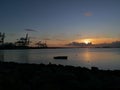 evening sea sunset dawn reflection sunrise morning ocean sky coast cloud afterglow shore wave night bay Mauritius shemla way 2