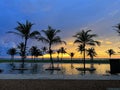 Evening Seaside at Pasikuda, Sri Lanka