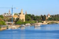 Evening Seville city view Spain. Royalty Free Stock Photo