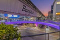 Evening shot of Bangkok\'s Siam Square taken with long exposure