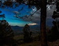 Evening shot of beautiful dhauladhar mountain in himachal pradesh Royalty Free Stock Photo