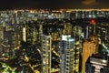 Singapore Apartments and Cityscape Evening Shot