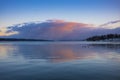 An evening at Skaneateles Lake Royalty Free Stock Photo