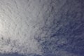Evening sky with light cirrus clouds Royalty Free Stock Photo