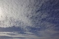 Evening sky with light cirrus clouds Royalty Free Stock Photo