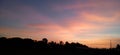 Evening sky mannar at sri lanka Royalty Free Stock Photo