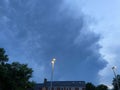 Evening Storm Clouds in the Neighborhood Royalty Free Stock Photo