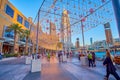 Evening stroll along alley of Dubai Mall, on March 3 in Dubai, UAE