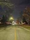 An Evening Stroll around a Quiet Neighborhood