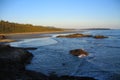 Pacific Rim National Park, Evening Light on Combers Beach, Vancouver Island, British Columbia, Canada Royalty Free Stock Photo