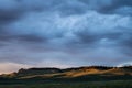Evening Sun Hits The Rolling Hills Of Hayden Valley Royalty Free Stock Photo