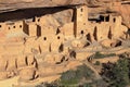 Mesa Verde National Park, Cliff Palace in Evening Light, Colorado, USA Royalty Free Stock Photo