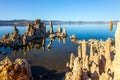 Evening sunset. Mono lake Royalty Free Stock Photo