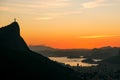 Evening sunset in Rio