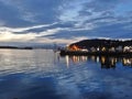 Evening sunset view, Oban Scotland Royalty Free Stock Photo