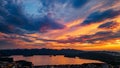 Evening sunset at West Lake, Hangzhou, China