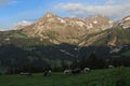 Evening in the Swiss Alps