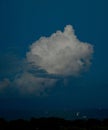 Evening Thunderhead over Lake Michigan