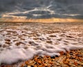 Evening tide along the coast