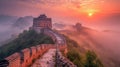 Beijing Great Wall, China Royalty Free Stock Photo