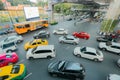 Evening traffic jam in Bangkok