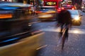 Evening traffic in London City