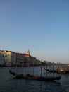 Gondolas in Grand Canal, Venice Royalty Free Stock Photo