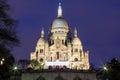 Basilica Sacre Coeur in Montmartre in Paris Royalty Free Stock Photo