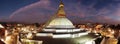 Evening view of Bodhnath stupa - Kathmandu Royalty Free Stock Photo