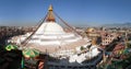 Evening view of Bodhnath stupa - Kathmandu Royalty Free Stock Photo