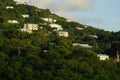 Evening view of buildings in Prince Ruperts Cove, St. Thomas, USVI.